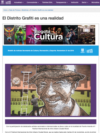 El Distrito Grafiti es una realidad