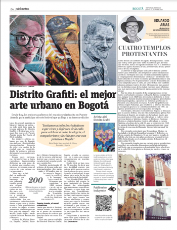 Distrito Grafiti: El mejor arte urbano en Bogotá